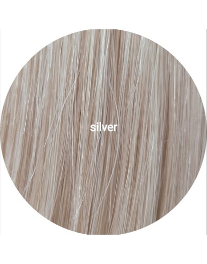 Hair Weft Platinum Ash SILVER