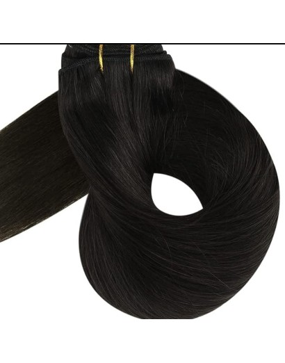 Hair Weft Black Hair...